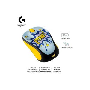 Mouse ambidiestro Logitech Inalambrico Design Collection  Limited POW
