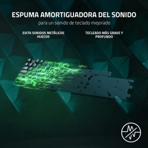 Teclado Razer Huntsman V2  Optico Switch purpura Clicky Teclado en Español