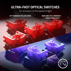 Teclado Razer Huntsman V2 Optico Switch rojo