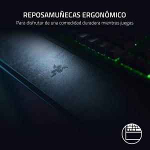 Teclado alambrico mecanico Razer  BlackWidow V3 Switch Verde teclado en español