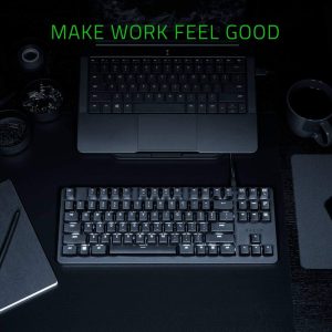 Teclado mecanico alambrico Razer BlackWidow Lite Silencioso Switch naranja Teclado en Ingles