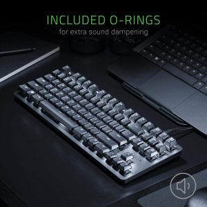Teclado mecanico alambrico Razer BlackWidow Lite Silencioso Switch naranja Teclado en Ingles