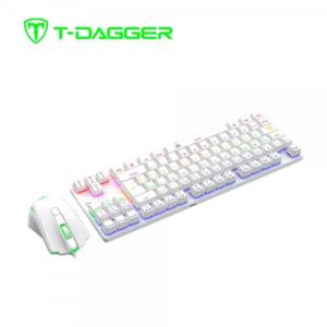 Combo Teclado Y Mouse T-dagger T-tgs005w Advance Force White