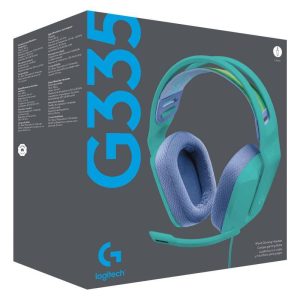 Diadema logitech gaming g335 menta