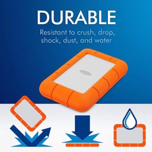 Disco Duro Externo Lacie Usb 3.0 1Tb Rugged Mini LAC301558