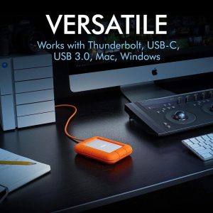 Disco Duro Externo Lacie Usb 3.0 2Tb Rugged Mini LAC9000298