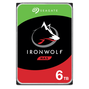 Disco Duro Seagate IronWolf 3.5 pulgadas-6TB-SATAIII 5400 rpm ST6000VN001