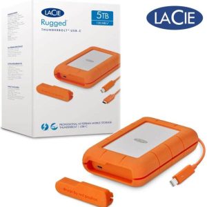 Disco Duro portátil resistente Lacie 5TB USB3.0-2.0 para Mac-PC STFR5000800