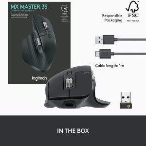 Mouse Logitech MX MASTER 3S Graphite 910 006561