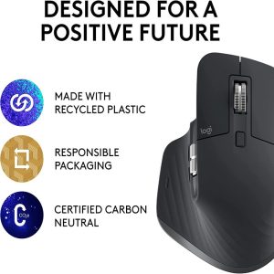 Mouse Logitech MX MASTER 3S Graphite 910 006561