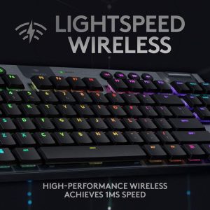Teclado Gamer Logitech G915 TKL mecánico inalámbrico RGB
