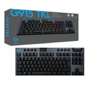Teclado Gamer Logitech G915 TKL mecánico inalámbrico RGB