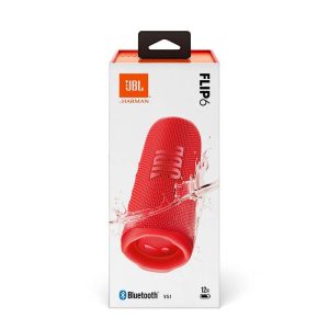 JBL Flip 6 Red Portable Speaker JBLFLIP6REDAM