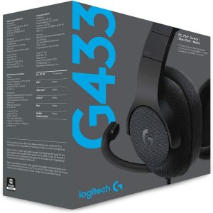 Diadema Gamer Logitech G433 Sonido 7.1 Xbox One Ps4 Switch 981 000667
