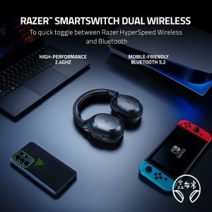 Diadema Razer Barracuda X Black Wireless Multi Platform Gaming and Mobile RZ04-04430100-R3U1