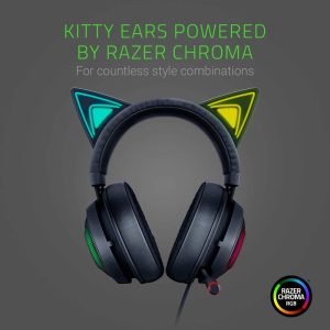 Diadema Razer Kraken Kitty Chroma USB Black RZ04 02980100 R3M1