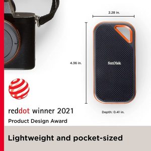 Disco Duro Externo SanDisk 1TB Extreme PRO Portable SSD V2 SDSSDE81-1T00-G25
