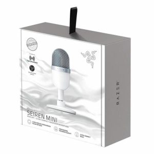 Microfono Razer Seiren Blanco Mini Ultra Compact Condenser Microphone RZ19 03450300 R3M1