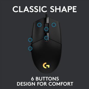 Mouse Gaming Logitech G203 RGB Lightsync 910-005790
