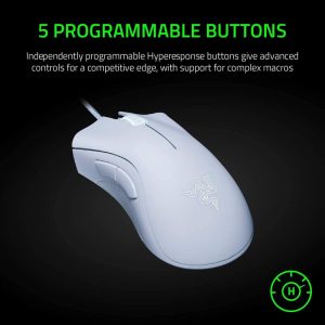 Mouse Razer DeathAdder Essential Ergonomic USB White RZ01 03850200 R3M1
