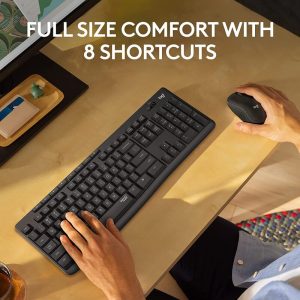 Combo Teclado Y Mouse Logitech Mk295 Inalambrico Usb Wireless