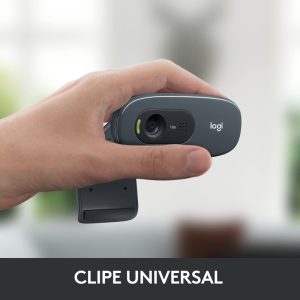 Cámara Web Logitech c270 Black hd 960-000694