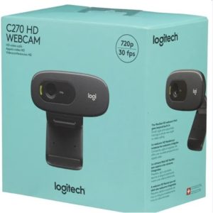 Cámara Web Logitech c270 Black hd 960-000694