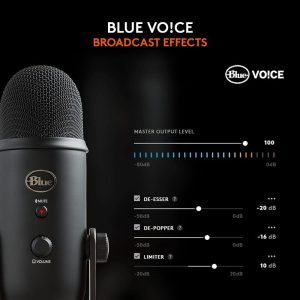 Microfono Yeti USB Blackout Edition 988 000100