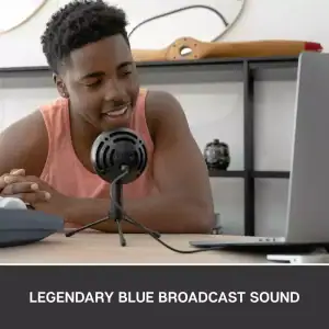 Micrófono Blue Snowball Ice condensador cardioide negro