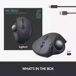 Mouse Logitech Mx Ergo Trackball Inalambrico Bluetooth Y Usb