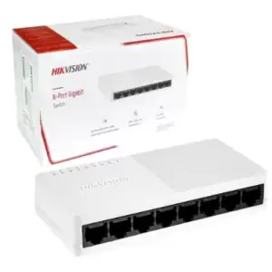 Conmutador Hikvision Gigabit de plástico DS 3E0508D O 8 puertos