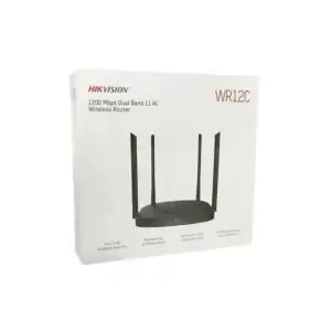 Enrutador inalámbrico Hikvision con puerto Gigabit AC1200   DS 3WR12GC US