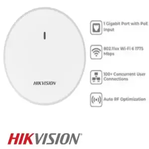 Punto de acceso telefonía móvil Hikvision DS-3WAP622G-SI(O-STD) Wi-Fi 6 1800M
