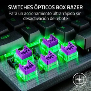Teclado USB Razer Huntsman V3 X TKL Switch Purple