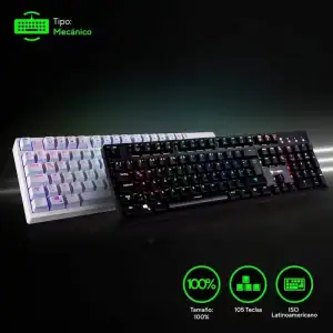 Teclado Vsg Alnilam Rgb White Kailh Red Switch
