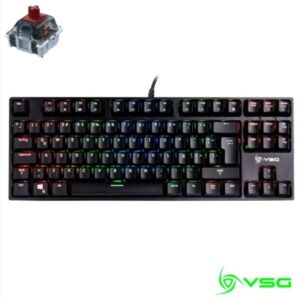 Teclado VSG ALNITAK RGB Black Mecanico Kailh Café