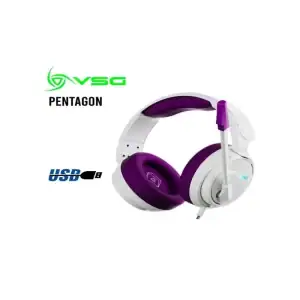 Audífono VSG VG-HP550 Pentagon USB Púrpura