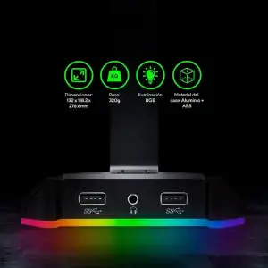 Soporte de Audífonos VSG VG-HH136 ATLAS USB