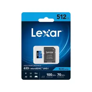 Micro SD Lexar 633x 512GB MicroSDXC UHS