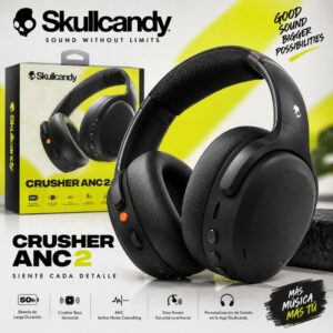 Audifonos Skullcandy Crusher ANC 2 Inalambricos Negro