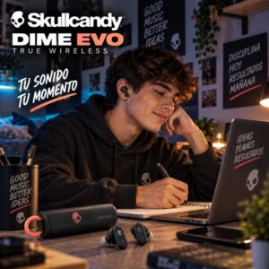 Audífonos Skullcandy Dime Evo True Wireless Negro