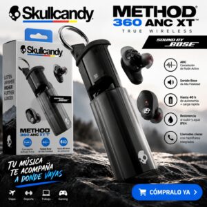 Audífonos Skullcandy Method 360 ANC True Wireless Sound by Bose
