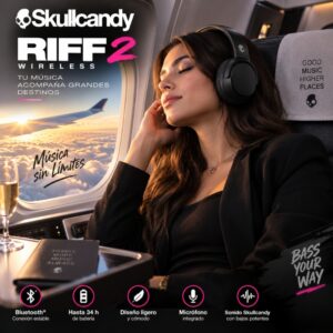 Audífonos Skullcandy Riff Wireless 2 Inalámbricos Negro