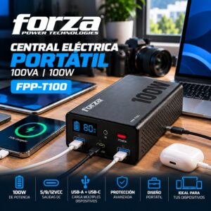 Central Electrica Portatil Forza 100VA 100W FPP-T100
