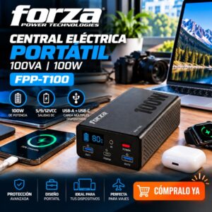 Central Electrica Portatil Forza 100VA 100W FPP-T100