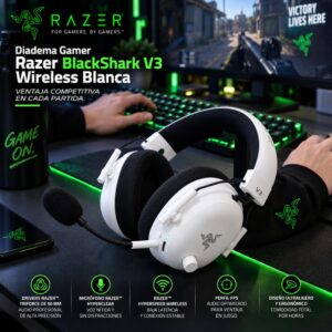 Diadema Gamer Razer BlackShark V3 Wireless Blanca