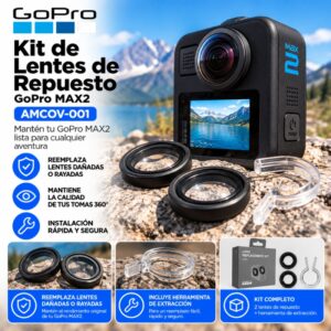 Kit de Lentes de Repuesto GoPro MAX2 AMCOV-001