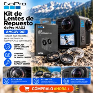 Kit de Lentes de Repuesto GoPro MAX2 AMCOV-001