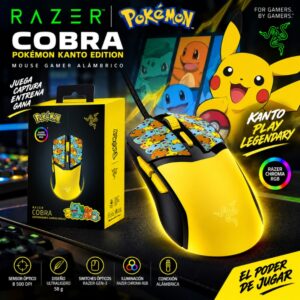 Mouse Gamer Razer Cobra Pokémon Kanto Edition