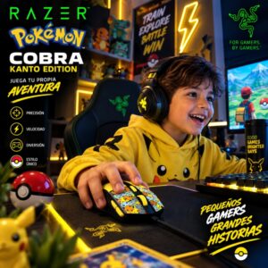 Mouse Gamer Razer Cobra Pokémon Kanto Edition